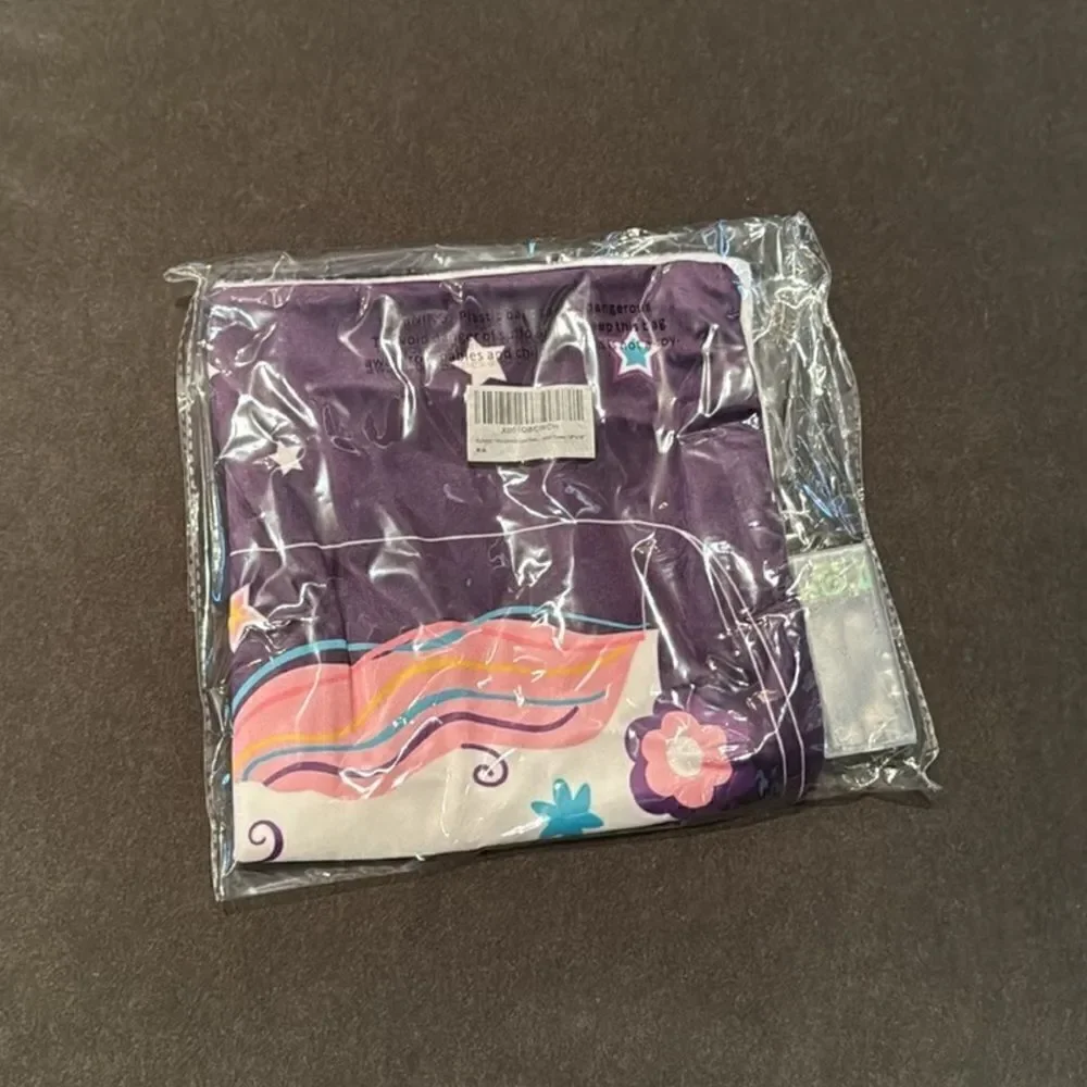 Light Up LED Decorative Unicorn Pillow Case & Flowers Pillow Case 18”x18” NEW